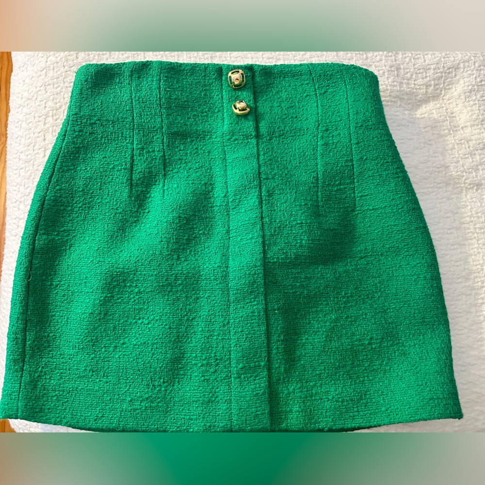 Zara Tweed Mini Skirt NWT